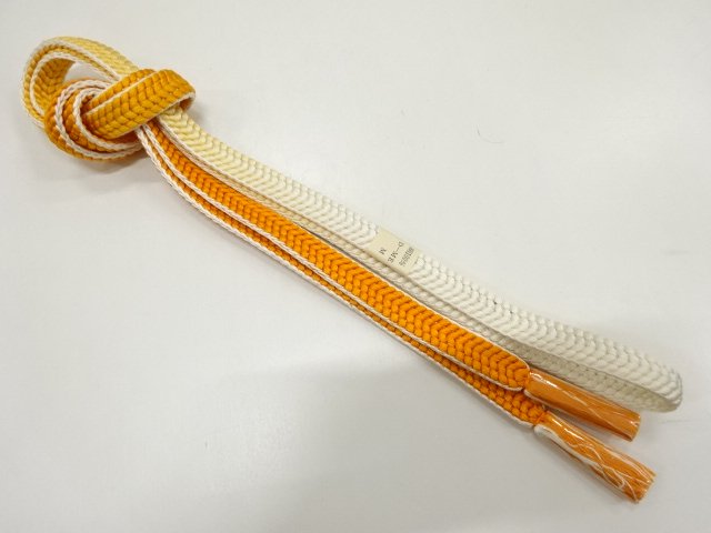 JAPANESE KIMONO / UNUSED HAND-TIED OBIJIME